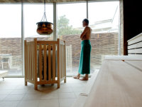 Kräuter-Sud-Sauna in den Chiemgau Thermen