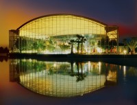 Erding Therme bei Nacht